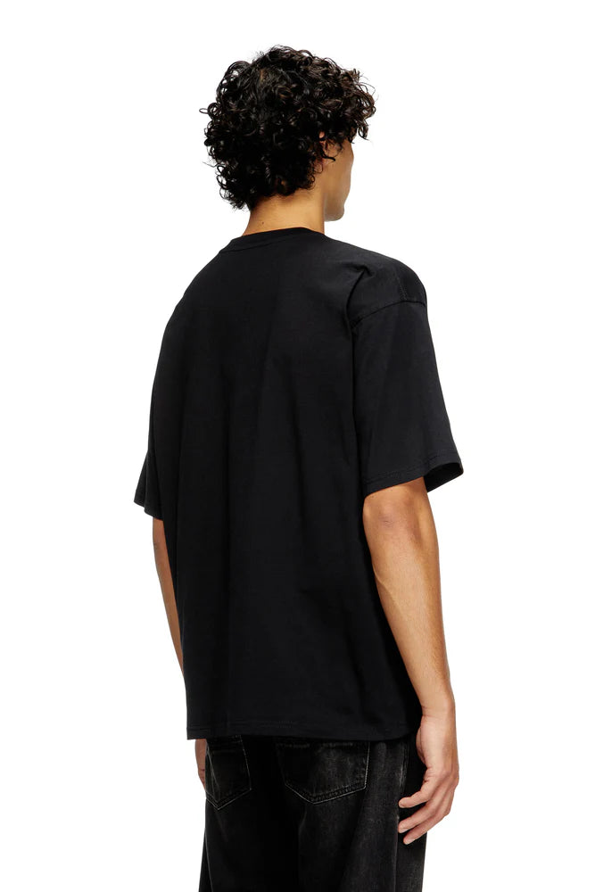 T-shirt with Diesel patch logo